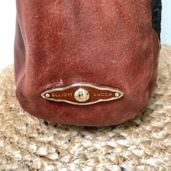 Elliott Lucca Leather Chevron Bag - Picture 5 of 12